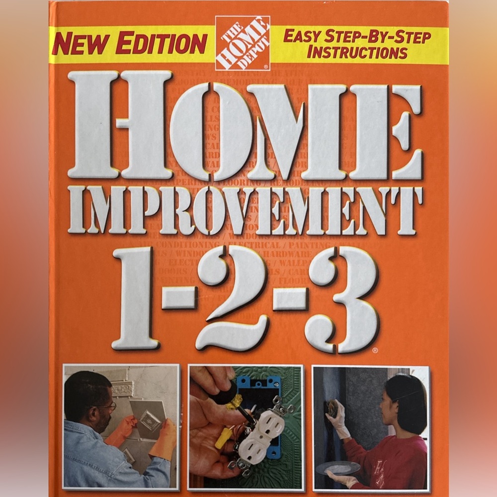 HOME IMPROVEMENT 1-2-3 BOOK.
